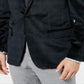 Ralph Lauren Masculino Classic Fit UltraFlex Stretch Xadrez Veludo Esportivo Preto Tamanho 42