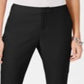 Calça feminina justa, cintura média, preta, tamanho 16, da INC International Concepts