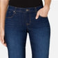 Calça jeans estilo boyfriend feminina, estilo curvy fit, azul, tamanho 18