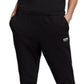 Calça jogger feminina Adidas Cotton Jimmy Jazz preta tamanho X-G