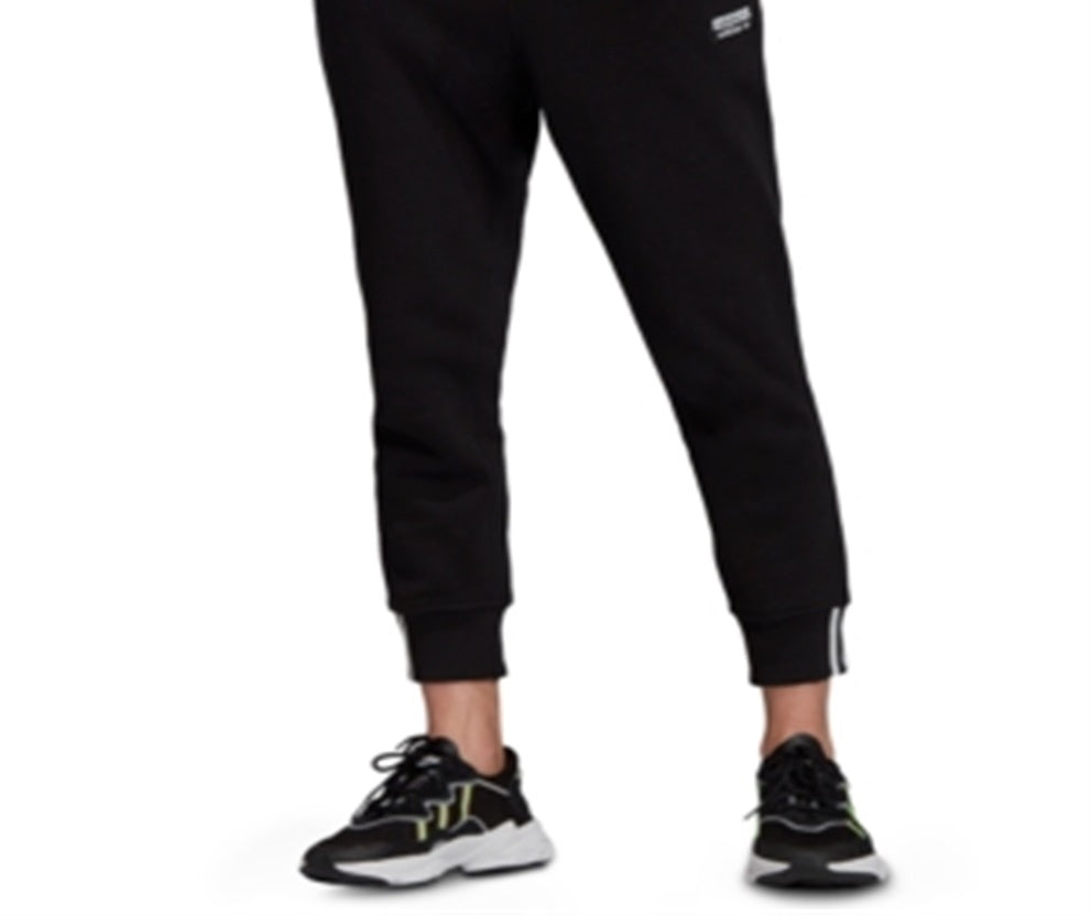 Calça jogger feminina Adidas Cotton Jimmy Jazz preta tamanho X-G