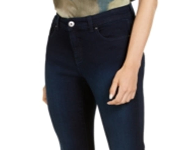 INC International Concepts Controle de Barriga Feminino com Calça Jeans Skinny Azul Tamanho 2