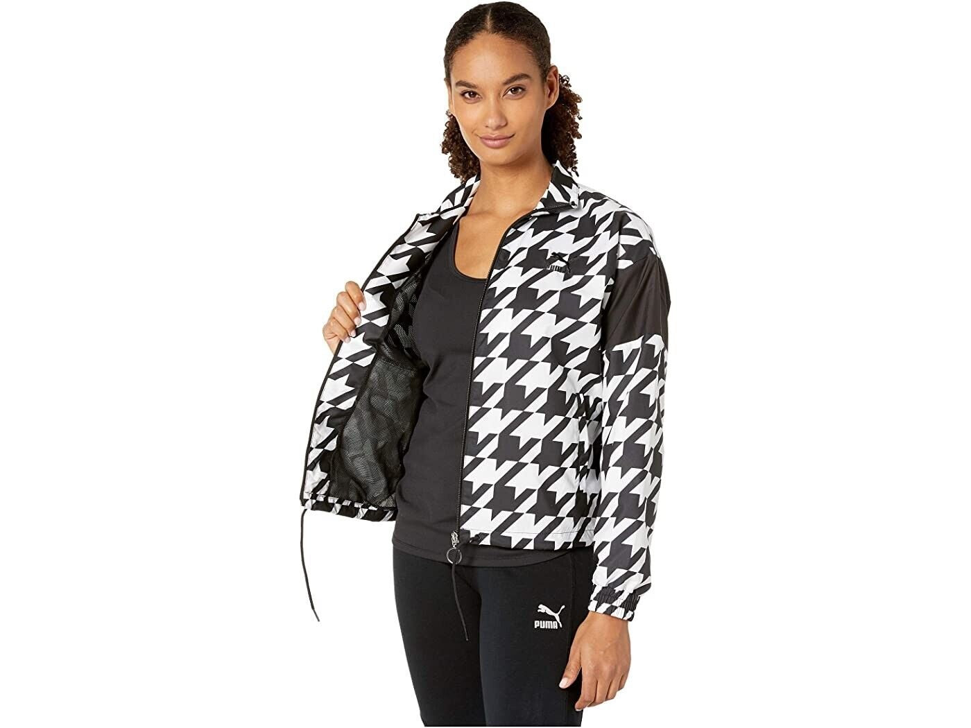 Jaqueta Puma Trend Track Feminina Preta Tamanho Médio