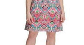 Vestido feminino Tommy Hilfiger estampado vermelho tamanho 12