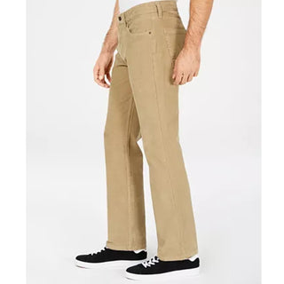 Calça Levi's 514 de veludo cotelê reta masculina, azul, tamanho 32x30