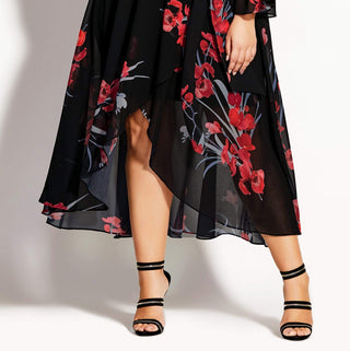 City Chic Feminino Iris Love MAXI Preto Tamanho 24W