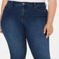 Calça jeans skinny feminina Charter Club Plus Windham Tummy Control, azul, tamanho 22W