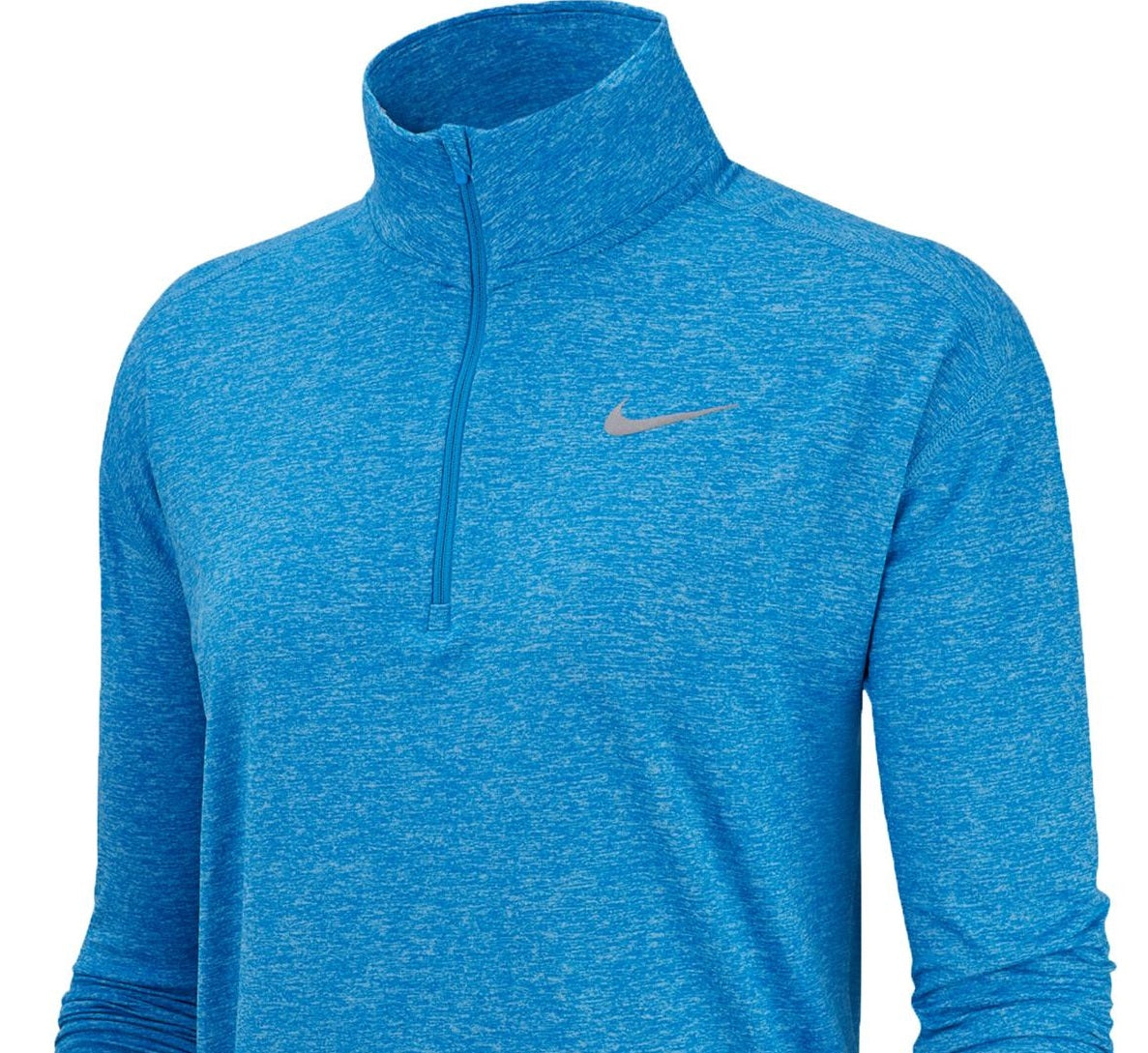 Jaqueta Nike Fitness Workout 1/4 Zip Feminina Azul Tamanho GG