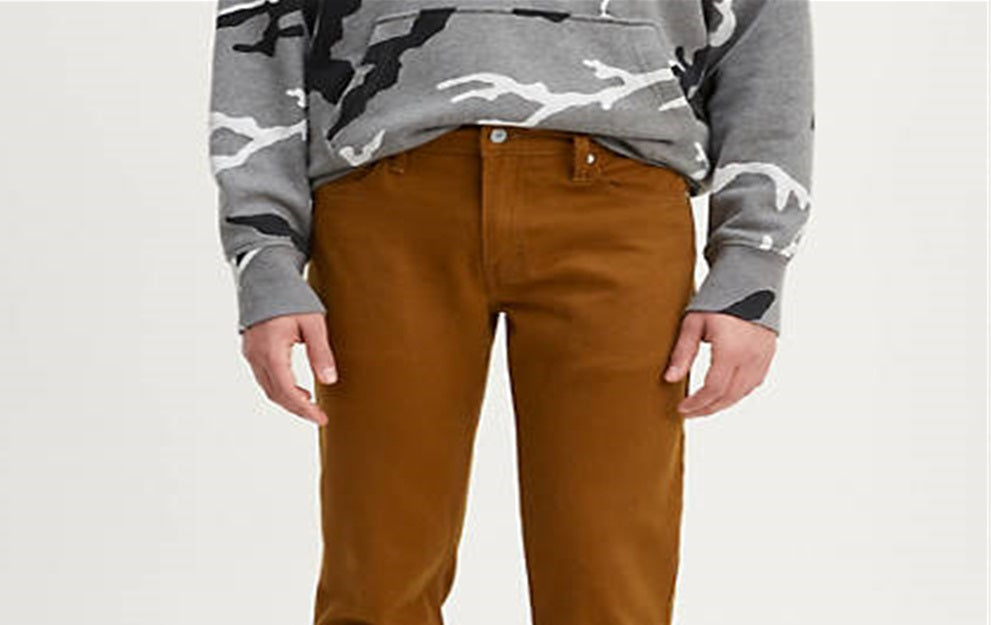 Calça jeans Levi's 511 Slim Fit Tencel Masculina Marrom Tamanho 31X30