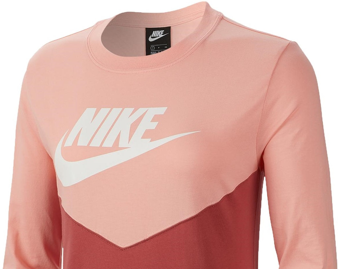 Top curto Nike Fitness Running Feminino Laranja Tamanho Grande