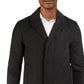Capa de chuva aquecida masculina Lauren Ralph Lauren, preta, tamanho 38 R