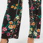 Calça feminina Thalia Sodi Wide Leg Preta Tamanho Médio