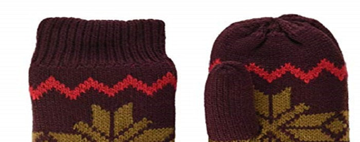 Luvas Fair Isle Femininas The North Face Marrom Tamanho XSS
