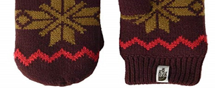 Luvas Fair Isle Femininas The North Face Marrom Tamanho XSS