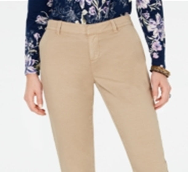 Calça Chino Feminina Style &amp; Co Marrom Tamanho 2