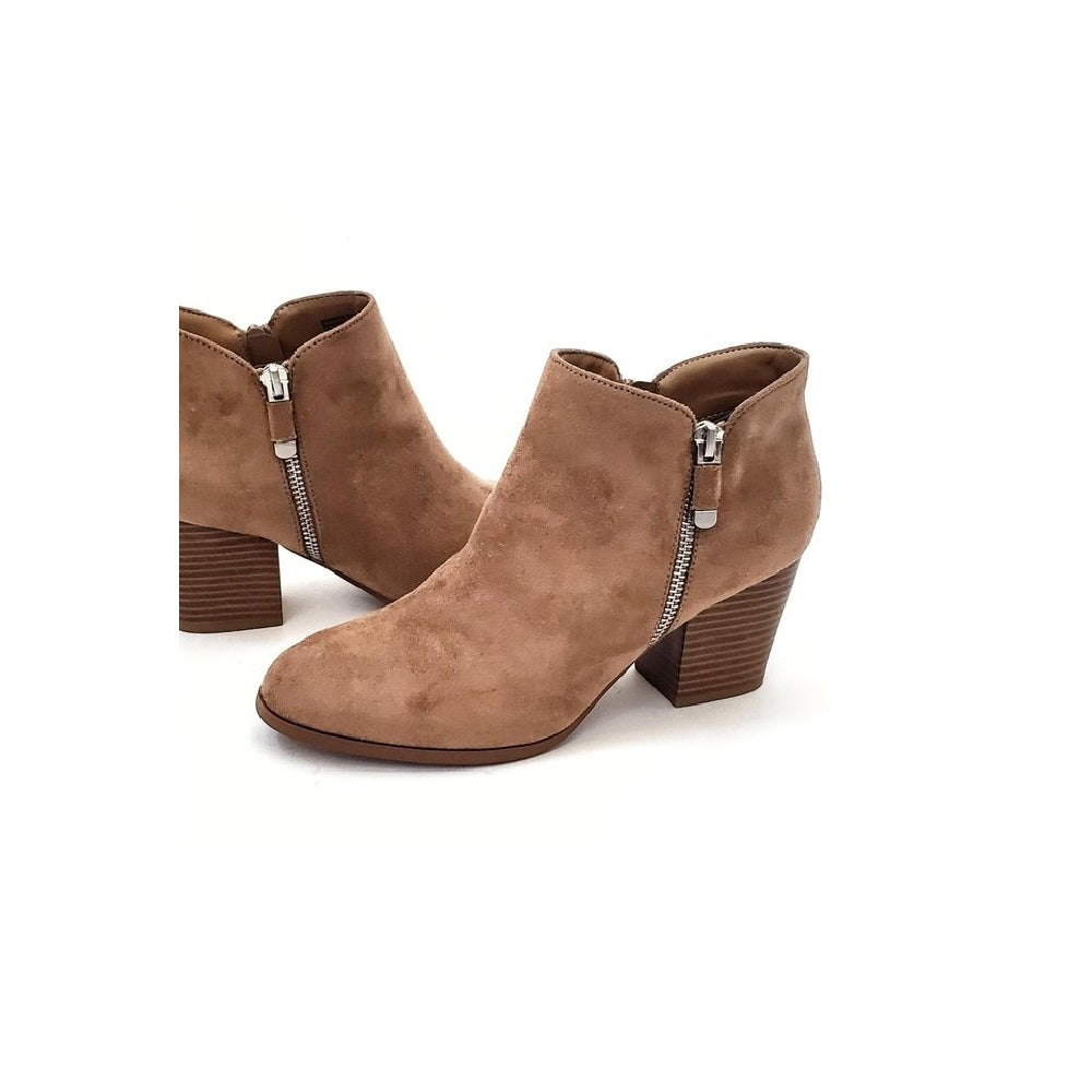Botas femininas Style &amp; Co Masrinaa, marrom, tamanho 12 M