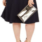 Vestido longo com babados Jessica Howard feminino, tamanho 16W, preto
