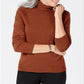 Karen Scott Suéter Feminino Luxsoft Gola Alta Vermelho Tamanho Pequeno Grande