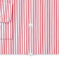 Camisa social masculina Ralph Lauren com gola listrada e ajuste slim, elástica, vermelha, tamanho 34x35