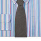 Camisa social listrada masculina Ralph Lauren Classic Fit, azul, tamanho GG