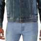 Jaqueta jeans bordada Levi's Trucker for Mason Mason masculina, azul, tamanho XX-G