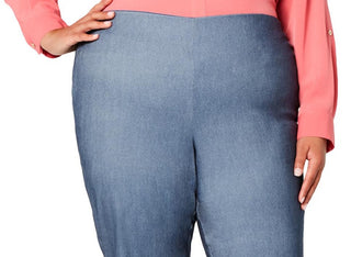 Calça skinny feminina Charter Club Tummy Control de cintura alta, azul, tamanho 20W