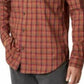 Camisa xadrez Columbia Big &amp; Tall Vapor Ridge III Modern Classic-Fit Masculina Laranja Tamanho Médio
