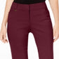 Calça feminina JM Collection Tummy Control Curvy Fit vermelha tamanho 22X5