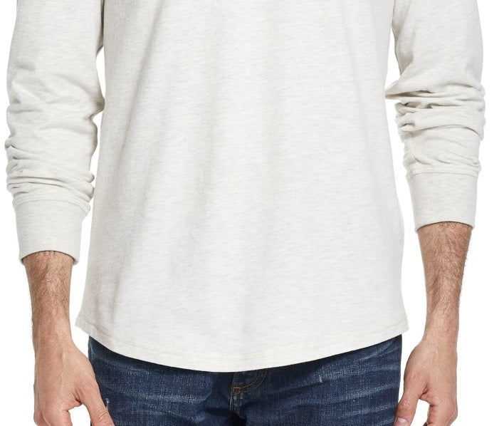 Camiseta masculina vintage de manga comprida escovada, resistente às intempéries, tamanho XX-G
