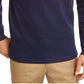 Suéter masculino Club Room com estampa de blocos de cores, ajuste clássico, zíper de um quarto, azul, tamanho médio
