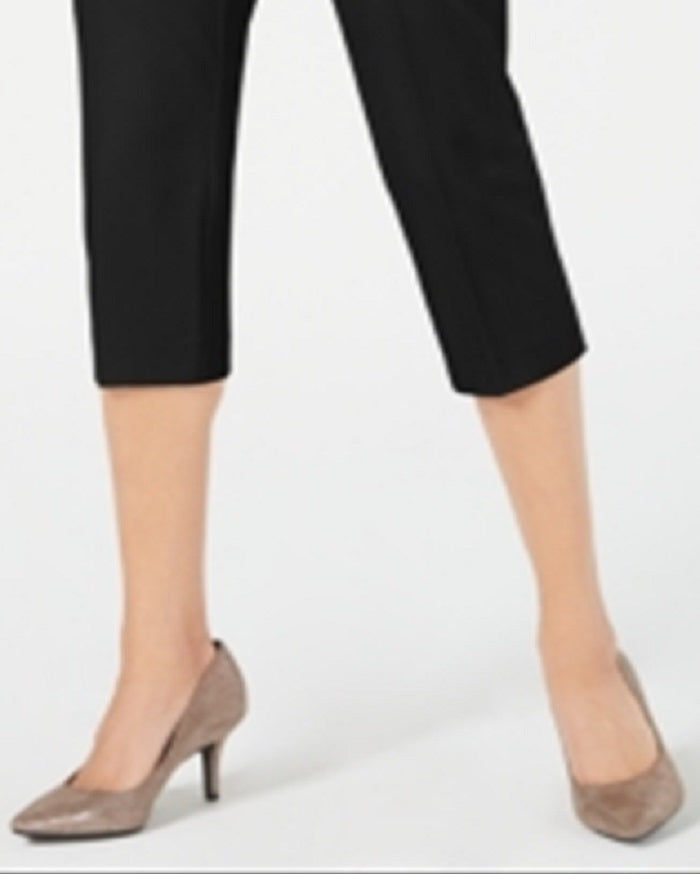 Calça Capri Feminina Alfani Preta Tamanho 4 Petite