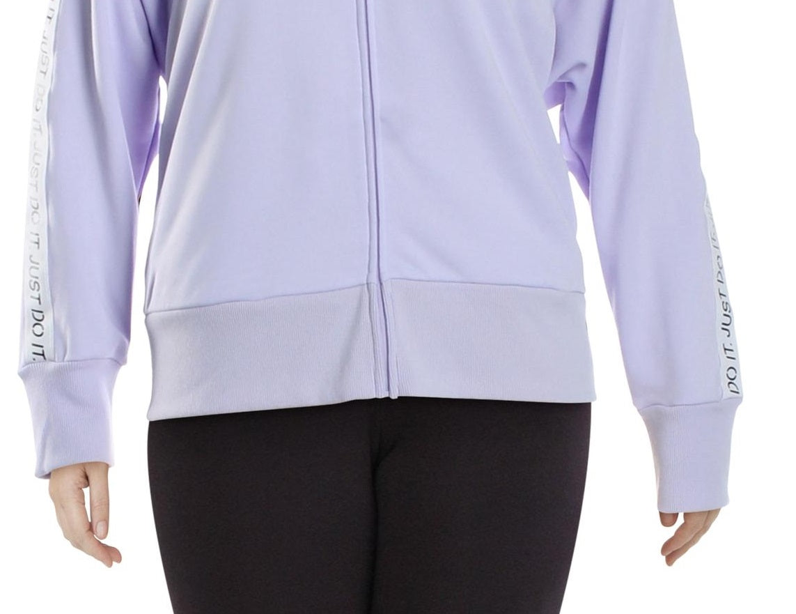 Moletom Nike Get Fit Fitness com capuz, roxo, tamanho extragrande
