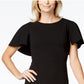 Vestido Capelet Bainha Calvin Klein Feminino Preto Tamanho 6