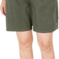 Shorts de algodão com cordão feminino Karen Scott, verde, tamanho pequeno