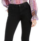 INC International Concepts Controle de Barriga Feminino com Calça Jeans Skinny no Tornozelo Preta Tamanho 0