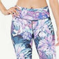 Leggings esportivas femininas Ioga Fitness Ideologia Roxo Multi Tamanho M