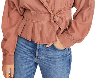 Jaqueta Joani Feminina Free People Cobre Tamanho Pequeno