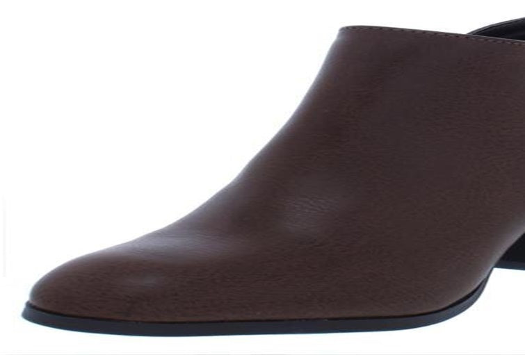 Botas Masrinaa de couro sintético com zíper duplo femininas Style &amp; Co, marrom, tamanho 7 M