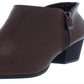 Botas Masrinaa de couro sintético com zíper duplo femininas Style &amp; Co, marrom, tamanho 7 M