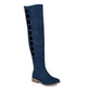 Tênis Journee Collection Pitch Boot Feminino Azul Tamanho 9M