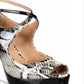 Thalia Sodi Chelsie2 Peep Toe com Tira no Tornozelo Clássico Feminino Preto Tamanho 7 M