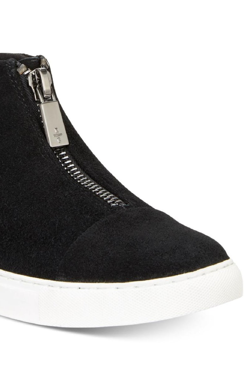 Tênis feminino casual e fashion Kenneth Cole New York Kayla Suede, preto, tamanho 7,5 M