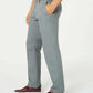 Calça Chino Masculina Elástica Club Room Cinza Tubarão Tamanho 34X30