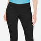 Calça skinny feminina Charter Club de sarja elástica, preta, tamanho 8, pequena