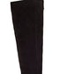 Botas sociais femininas de couro com zíper e salto bloco da INC International Concepts, pretas, tamanho 8