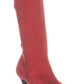 INC International Concepts Sapatos de tecido femininos com bico fino, vermelho, tamanho 6 M