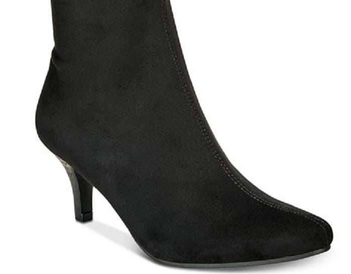 Botas Impo Noland Wide-Width Wide-Calf Bico Fino Tecido Preto Tamanho 8W