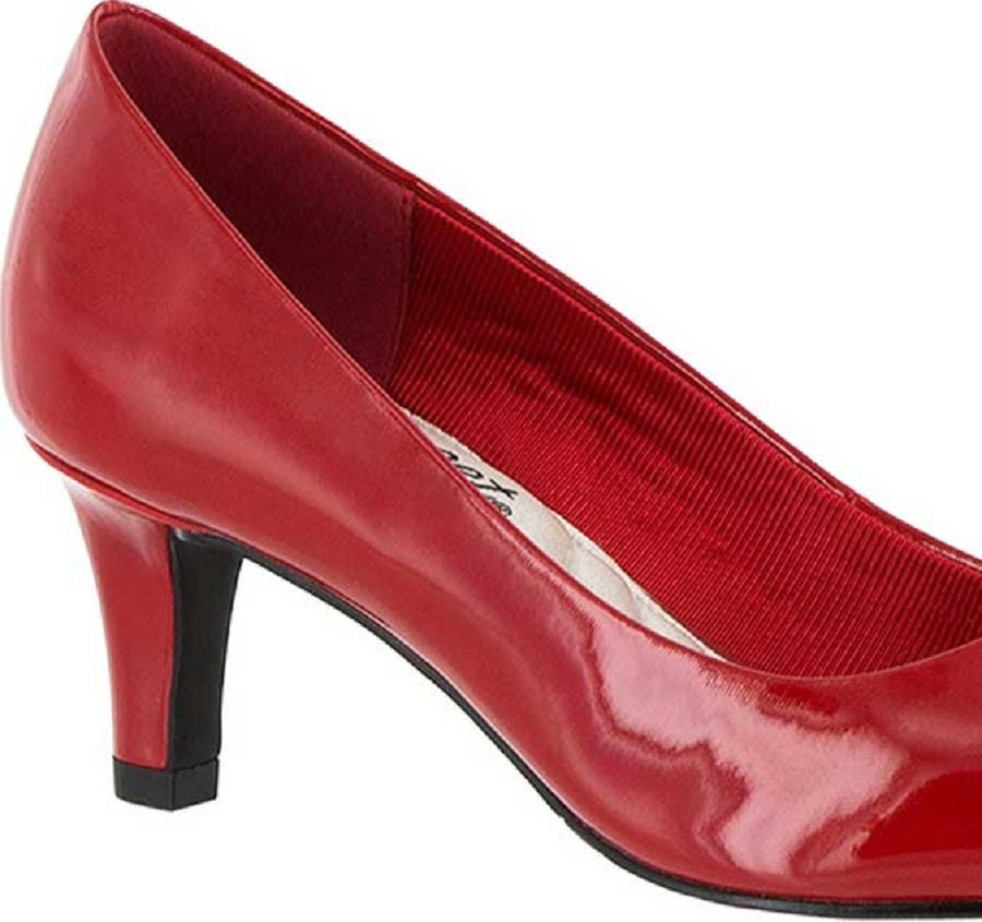 Sapatilhas femininas Easy Street Pointe Slip On Vermelhas Tamanho 8.5N