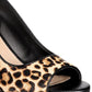Alfani Scarpin Feminino Peep Toe em Tecido Preto Tamanho 7,5 M