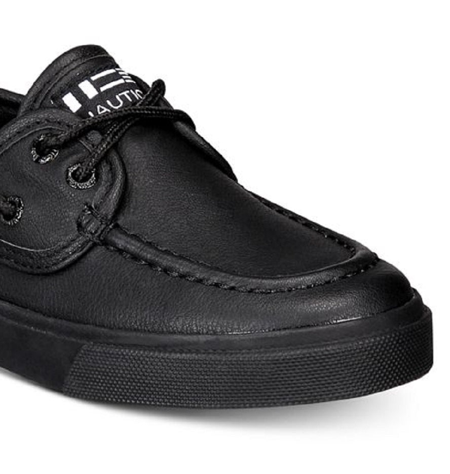 Sapatos Oxford Spinnaker Nautica Little &amp; Big Boys Pretos Tamanho 4 M